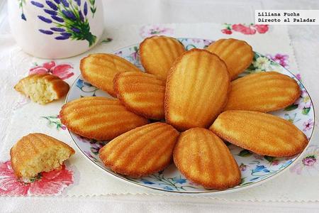 Receta de madeleines de almendra