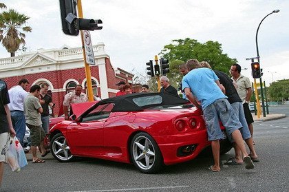 Accidente Ferrari 360