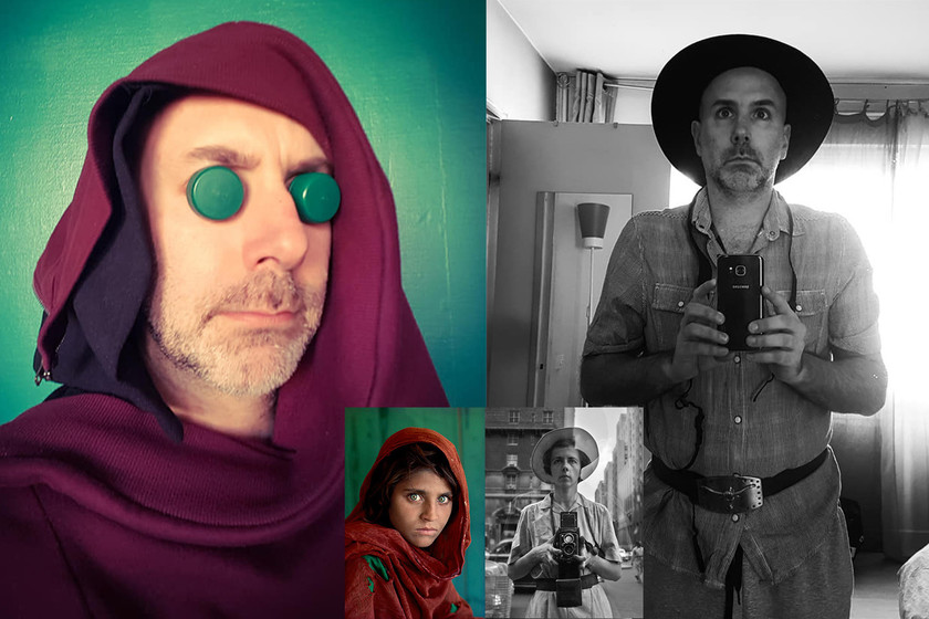 Imitando fotos famosas (con imaginación y mucho sentido del humor) para sobrellevar la cuarentena, por Vincent Morla