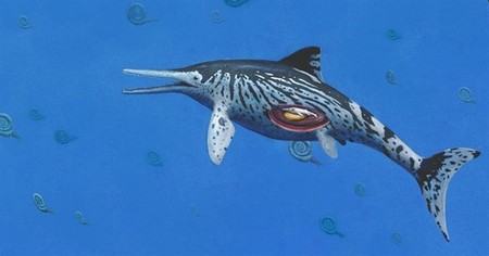 Se encuentra el Ichthyosaurus más grande y es anterior a los dinosaurios