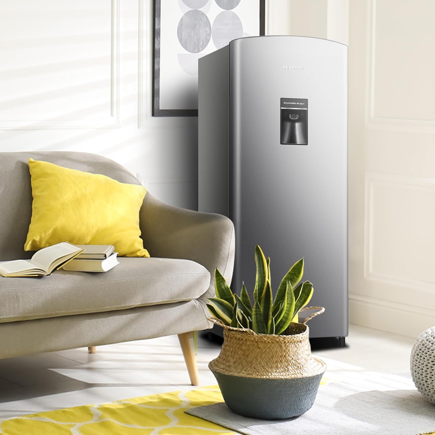 Refrigerador Hisense 7 Pies Plateado