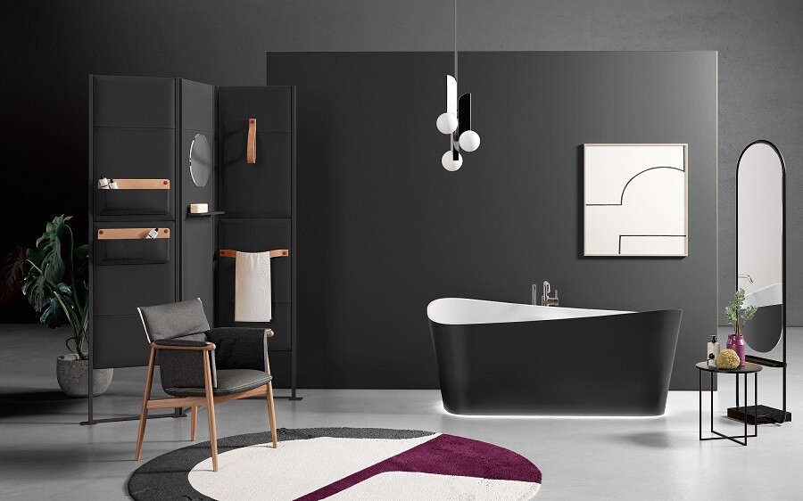 Personaliza tu baño: Las bañeras en color son tendencia