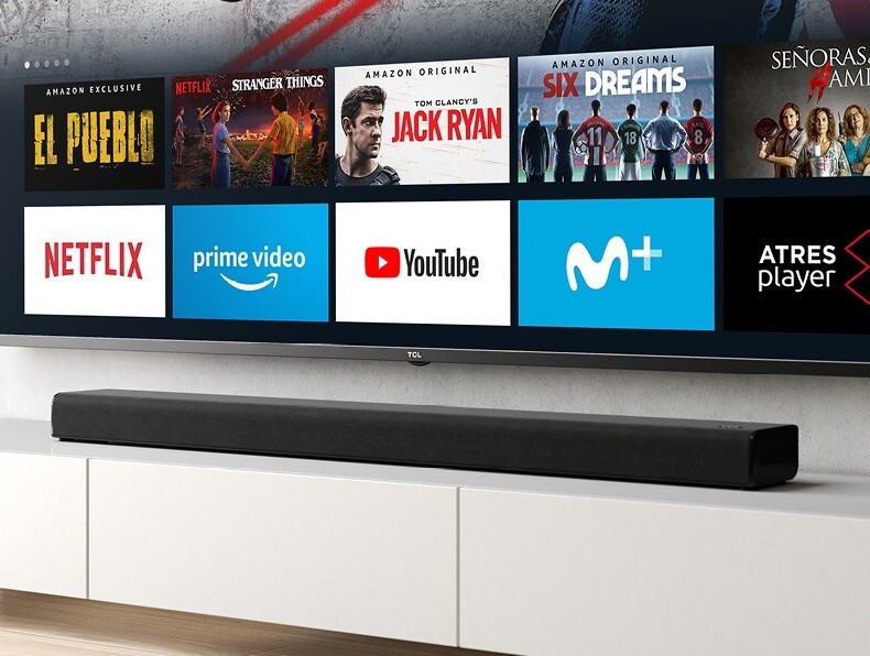 La versátil barra de sonido con Fire TV 4K TCL TS8011 Fire TV Edition está por 99 euros en