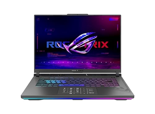 ASUS ROG Strix G16 G614JZ - Ordenador Portátil Gaming de 16" WUXGA 165Hz (Intel Core i7-13650HX, 32GB RAM, 1TB SSD, RTX 4080 12GB, Sin Sistema Operativo) Gris Eclipse - Teclado QWERTY español