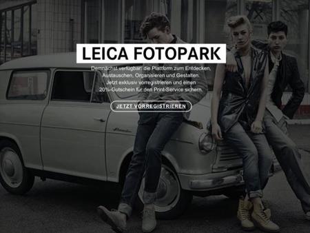 Leica apuesta por el almacenamiento on-line con Fotopark, y pretende plantar cara a Irista, 500px y compañía