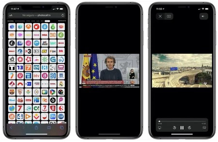 iPhoneのPhotocall.tv