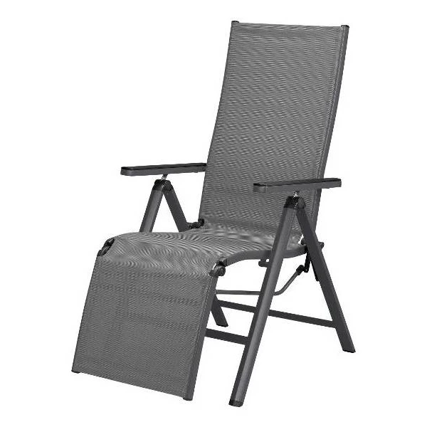 Sillón-tumbona de aluminio Houston
