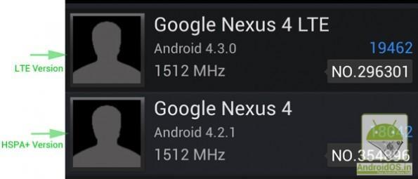 Nexus 4 LTE