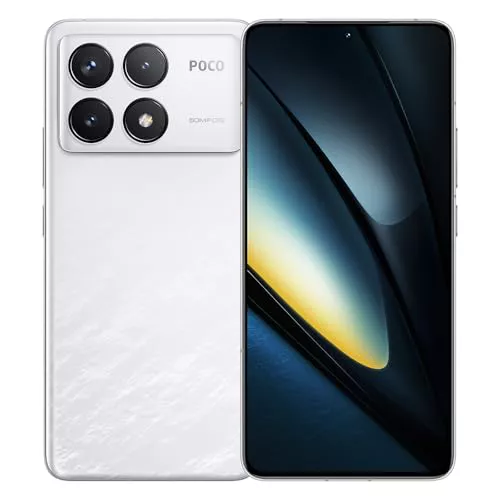 Xiaomi POCO F6 Pro Smartphone, Snapdragon® 8 Gen 2, 50MP Triple Camera, 120W HyperCharge, 5000mAh, 12GB+512GB, White