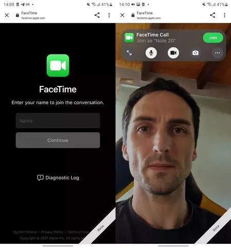 Facetime Android