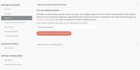 App.net añade autenticación en dos pasos