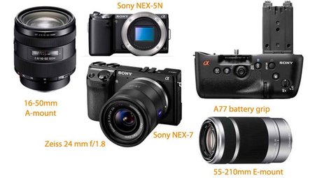 Primeras imágenes de la NEX-7 y otros productos de Sony
