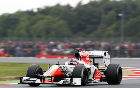 GP de Gran Bretaña F1 2011: Hispania Racing F1 Team lleva los dos coches a la meta en una carrera complicada