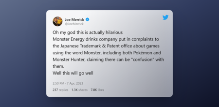 Tweet By Joe Merrick