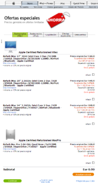iMacs y MacPros entre las ofertas especiales de Apple