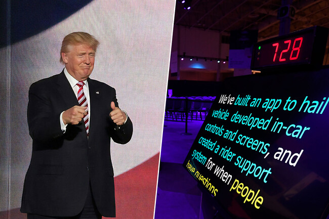 Trump Teleprompter