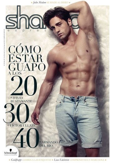 Bustamante sigue luciendo abdominales, esta vez en la revista Shangay