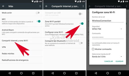 Android 6.0 の Wi-Fi ホットスポット