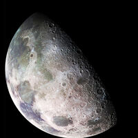 Los científicos calculan que la Luna ha encogido 45 metros en los últimos cientos de millones de años 