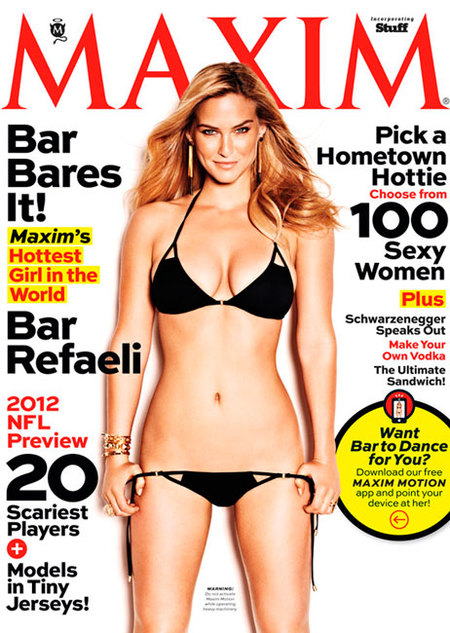 Bar Refaeli es la más sexy de Maxim y todos sabemos porqué...