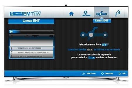 Consultar cómo ir y cuánto vamos a tardar en llegar es posible desde un Samsung Smart TV