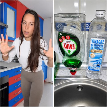 Soraya, experta en limpieza: "Para eliminar la grasa y las marcas de la vajilla, hecho un chorro de vinagre de limpieza en el jabón lavaplatos" 