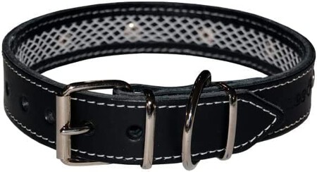 TUYNEC - Detalle del interior collar con funda para antiparasitario - En negro