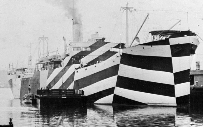 Barcos Camuflaje Dazzle 01