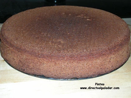 Bizcocho Sacher. Receta de postre