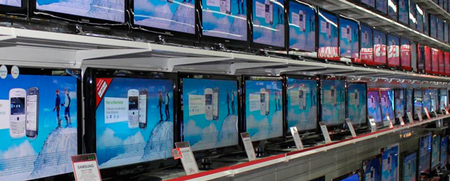 Exposición televisores