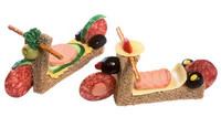Sandwichs con arte: Meriendas divertidas
