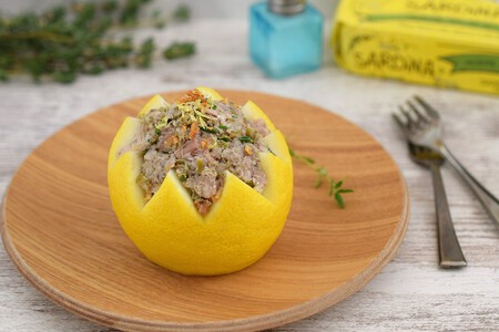 Limones Rellenos Ensalada De Sardinas