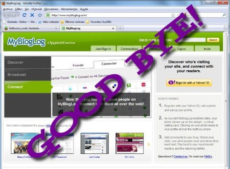 Yahoo! cierra la red social MyBlogLog
