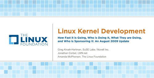 Informe de la Linux Fundation sobre el desarrollo del kernel