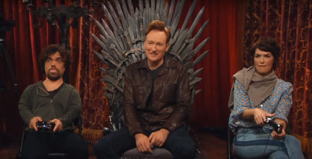 Desde el Trono de Hierro Conan O'Brien juega a Overwatch con las estrellas de Juego de Tronos