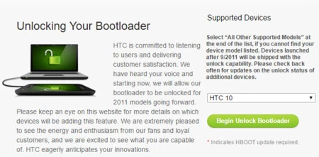 ブートローダーのロックを解除する