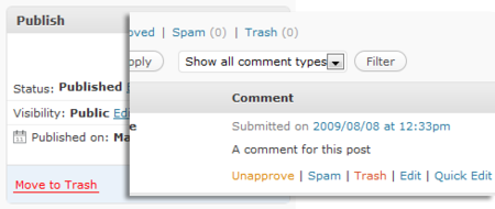 Wordpress 2.9 incluye una papelera de reciclaje