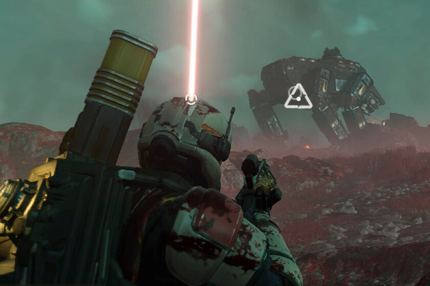 Los jugadores de Helldivers 2 han visto la nueva arma de los Autómatas: un AT-AT al estilo de Star Wars con muy mala leche
