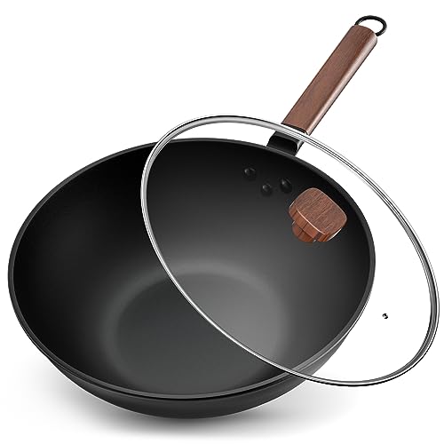 Jobin 33cm/5,6L Wok de Acero al Carbono 