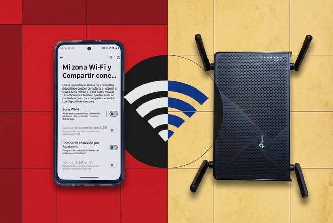 Viejo Movil Respaldo Router