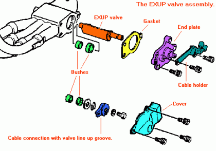 Grafico valvula EXUP