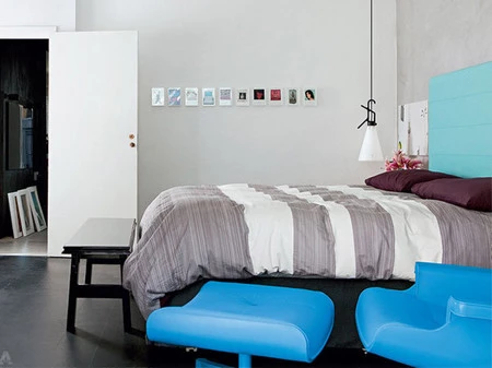 Un dormitorio moderno y chic