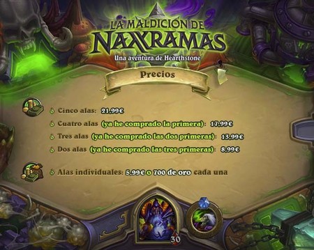 La Maldición de Naxxramas: precio y detalles del modo campaña de Hearthstone