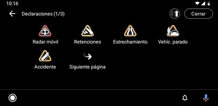 Android Auto 用 Coyote 経由でインシデントを送信する