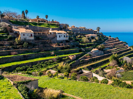 El Paisaje De Banyalbufar Esta Marcado Por Sus Construcciones En Terraza