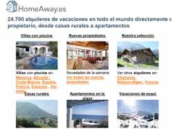 Home Away: web internacional de alquiler de apartamentos 