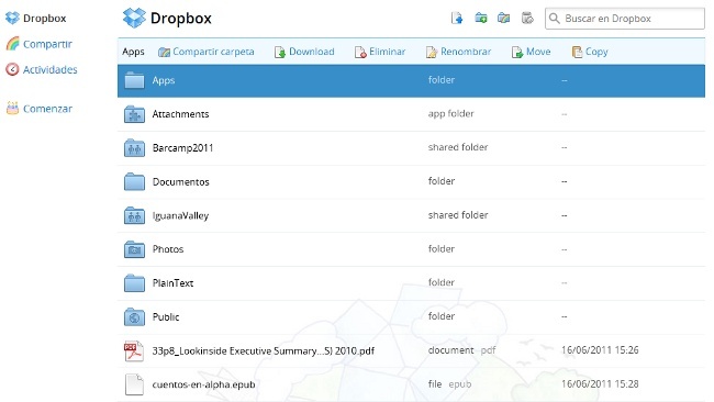 Dropbox mejora su interfaz resideñándola e incorporando un visor de imágenes y vídeos
