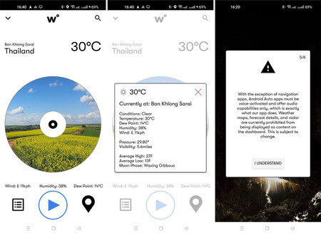 Weatherology en el móvil