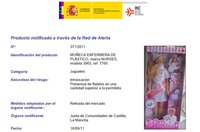 Retiran del mercado más de cien juguetes por riesgo de intoxicación, asfixia y otras lesiones