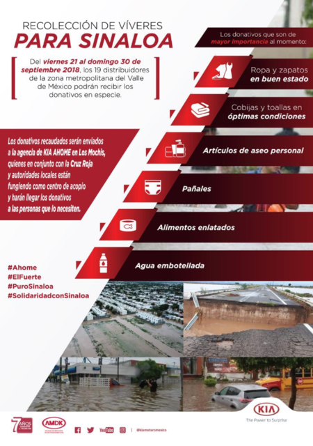 Ayúdanos a ayudar: Distribuidores Kia del Área Metropolitana abren sus puertas como centros de acopio 
